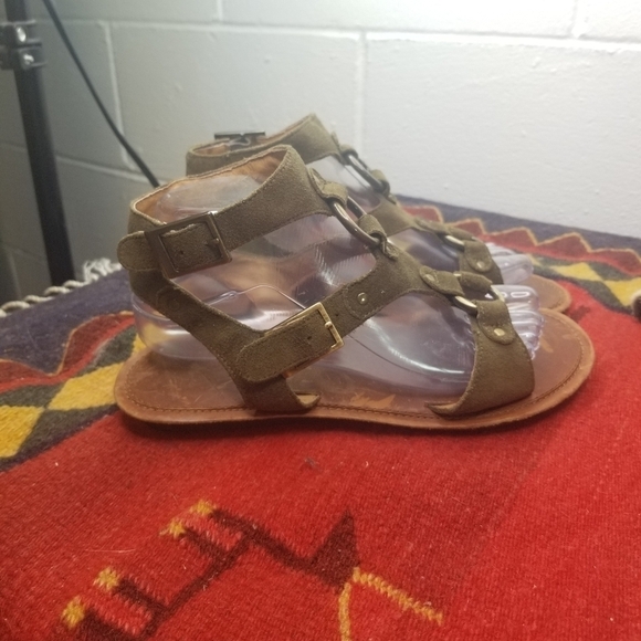 OTBT Fallbrook green suede gladiator sandals - Picture 11 of 12